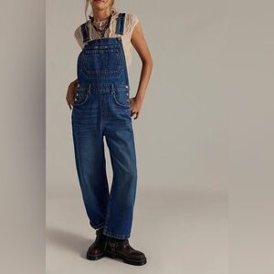 NWT Free People Deep Trance Overalls, Reverie, MEDIUM